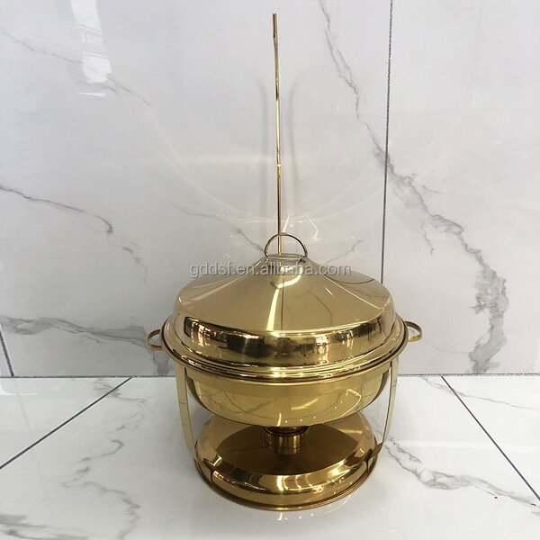 Chafing Dish Factory - Stainless Steel Hanging Buffet Food Warmer for Wedding Party & Luxury Gold