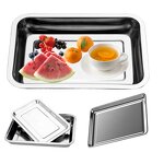 Bread Tray Manufacturer - Food Grade 304 Stainless Steel Thickening Square for Baking