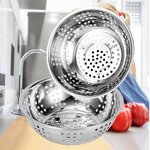 Filter Bowl Manufacturer - Stainless Steel Large Hole Drainage for Washing Fruits Vegetables