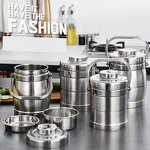 Lunch Box Manufacturer - Stainless Steel Vacuum Insulated Double-layer Large Capacity Cylinder
