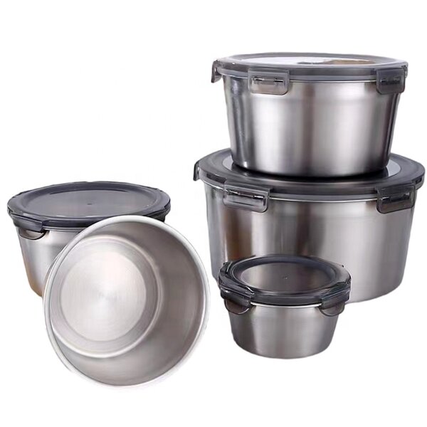 Food Storage Container Manufacturer - Hot 304 Stainless Steel Sealed Bento Preservation Box