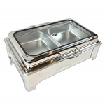 Buffet Stove Factory - Stainless Steel Thickened Clamshell Meal Stove Equipment Direct
