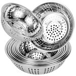 Filter Bowl Manufacturer - Stainless Steel Large Hole Drainage for Washing Fruits Vegetables