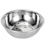 Fruit Washing Basin Manufacturer - 201 Stainless Steel Household Drain Basket Leaking Basin