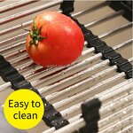 Sink Organizer Manufacturer - Hot Sale Adjustable Stainless Steel Telescopic Dish Drying Rack