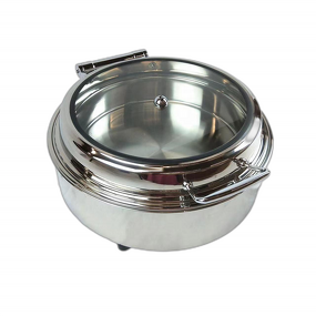 Buffet Stove Factory - Thickened Yuan Round Stainless Steel Food Heater Hot Pot Meal Stove