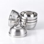 Rice Bowl Manufacturer - High-capacity Stainless Steel Insulated Double Wall for Soup
