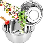 Seasoning Bowl Set Manufacturer - Stainless Steel Premium Stackable Food Storage Mixing