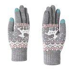 Winter Gloves Manufacturer - Custom Women's Acrylic Knit Christmas for Touch Screen Casual