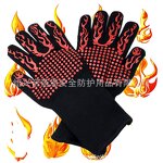 Safety Gloves Manufacturer - Customizable Color Kevlar BBQ Fire Retardant Heat Resistant 500/800