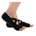 Yoga Socks Manufacturer - Five-Toe Separation Crew with Non-Slip Pattern Custom Logo Summer