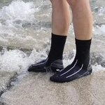 Winter Socks Manufacturer - Custom Logo Digital Printing Waterproof Thick Knitted Crew with Bottom