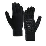 Winter Gloves Manufacturer - Custom Logo for Men Thick Fabric Touch Screen Warm Anti-Slip