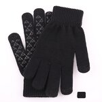 Sports Gloves Manufacturer - Winter Everyday Keep Warm Polyester Knitted Breathable Wrist-Length