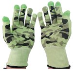Work Gloves Manufacturer - Camouflage Knitted High Elasticity Polyester Touch Screen Glove