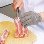 Safety Gloves Manufacturer - A9 Cut-Resistant Stainless Steel Wire 304 Chain Metal Mesh Cut-Proof