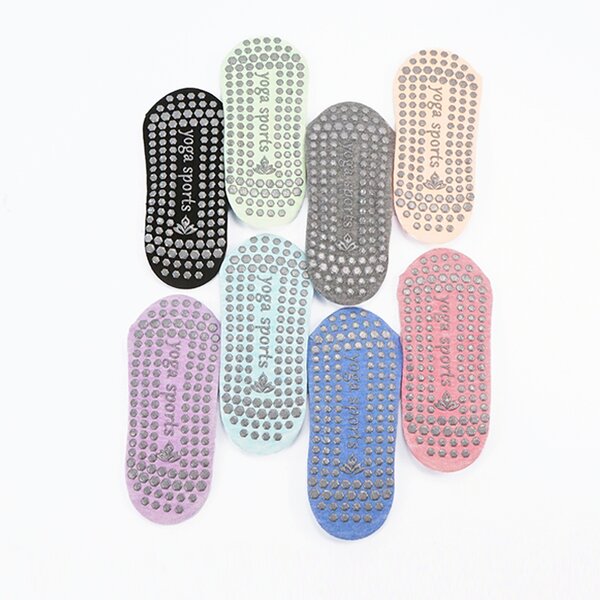 Yoga Socks Manufacturer - Custom Non-Slip Anti-Slip Bottom Logo Fitness Grip