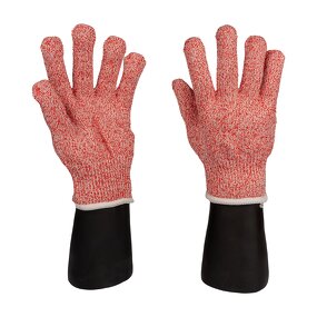 Safety Gloves Manufacturer - HPPE Dotted Anti-Cut Enhanced for Kitchen & Construction Work