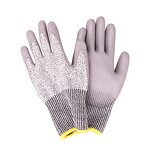 Safety Gloves Manufacturer - 13G HPPE PU Coated CE Cut Resistance Anti-slip Industrial Mechanic