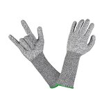 Safety Gloves Manufacturer - LONG Sleeves Factory Price Food Grade Level 5 Cut Resistant Kitchen