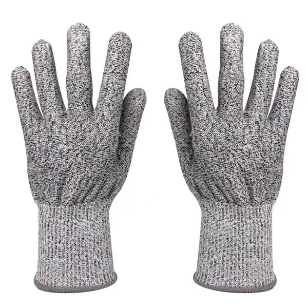 Safety Gloves Manufacturer - Cut-Resistant HPPE Knitted for Kitchen Woodworking and Slaughter