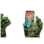 Work Gloves Manufacturer - Camouflage Knitted High Elasticity Polyester Touch Screen Glove