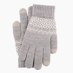 Winter Gloves Manufacturer - Warm Jacquard Knit Cashmere for Touch Screen Woolen Thick Fingers