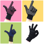 Heat Resistant Gloves Manufacturer - Curling Iron Hair Straightener Anti-slip Gel Heat Insulation