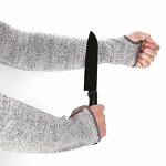 Safety Gloves Manufacturer - High-Level Cut-Resistant HPPE Arm Cover with Thumb Hole General