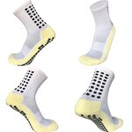 Soccer Socks Manufacturer - Custom Grip for Adults Mid-Calf Terry Sweat-Absorbent Crew