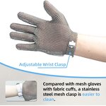 Safety Gloves Manufacturer - A9 Cut-Resistant Stainless Steel Wire 304 Chain Metal Mesh Cut-Proof