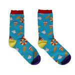 Casual Socks Manufacturer - Custom Colorful Jacquard Knitted Funny Design Breathable Cotton