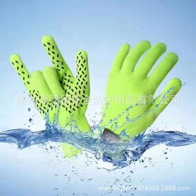 Safety Gloves Manufacturer - Custom Logo Kevlar/Nylon Waterproof Non-Slip with Winter Lining Outdoor