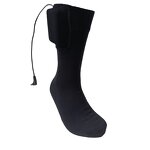 Heating Socks Manufacturer - Winter Crew Knitted USB Rechargeable Waterproof Bottom Logo