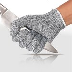 Safety Gloves Manufacturer - Cut-Resistant HPPE Knitted for Kitchen Woodworking and Slaughter