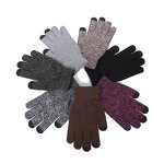 Cycling Gloves Manufacturer - Wholesale Anti-Anti Sports Soft Elastic Cuff Winter Knit Touchscreen