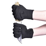 Safety Gloves Manufacturer - Black Cut-Resistant Work