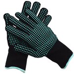 Heat Resistant Gloves Manufacturer - for Hair Styling 482F Double-sided Silica Gel PVC Coating