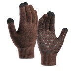 Winter Gloves Manufacturer - Custom Logo for Men Thick Fabric Touch Screen Warm Anti-Slip