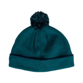 Winter Hat Manufacturer - Women's 100% Cotton Knitted Beanie Cap Multitone Pom-Pom Various