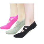 Yoga Socks Manufacturer - Custom Women's Anti-Slip Non-Skid with Logo on Cuff Bottom