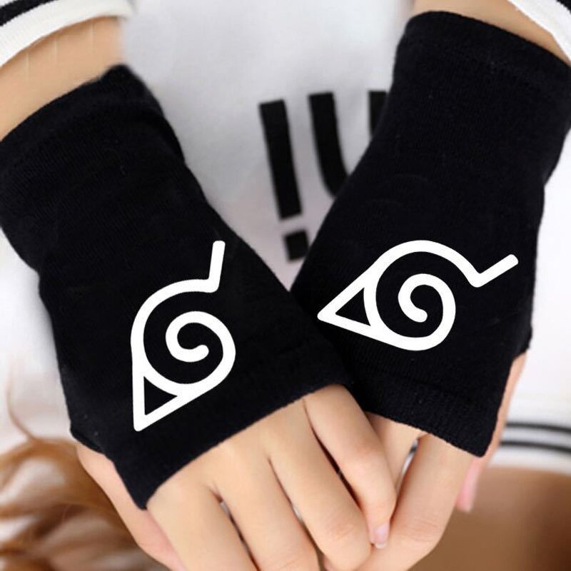 Anime Gloves Manufacturer - Half Palm Half Finger Thumb Autumn Winter Student