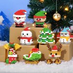 Micro Particle Building Blocks Manufacturer - Christmas Santa Reindeer Snowman Puzzle