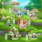 Building Blocks Manufacturer - Plant Beautiful Panda Animation Hand-made Ornaments