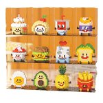 Building Blocks Manufacturer - Compatible Microparticles Happy Food Hamburger Cake