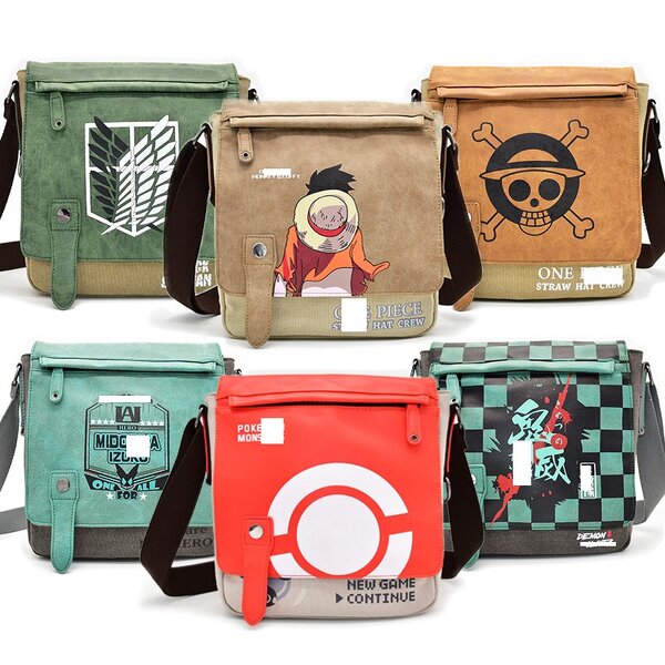 Cross-body Bag Manufacturer - Anime Cartoon Large Capacity Travel Canvas Pu