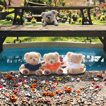 Plush Toy Keychain Manufacturer - Custom Mini Stuffed Kawaii Teddy Bear Furry T-shirt