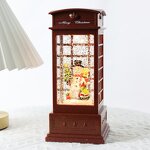 Christmas Decoration Manufacturer - Crystal Ball Tree Light Phone Booth Music Box