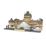 Architecture Model Building Blocks Manufacturer - Louvre Palace 3377 Pieces Educational