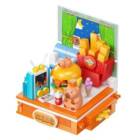 Building Block Set Manufacturer - Capybara 8 in 1 Cartoon Anime Fashion Figure